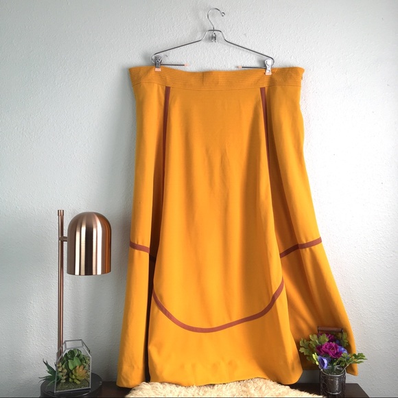 eshakti Dresses & Skirts - Eshakti mustard marigold yellow maxi skirt